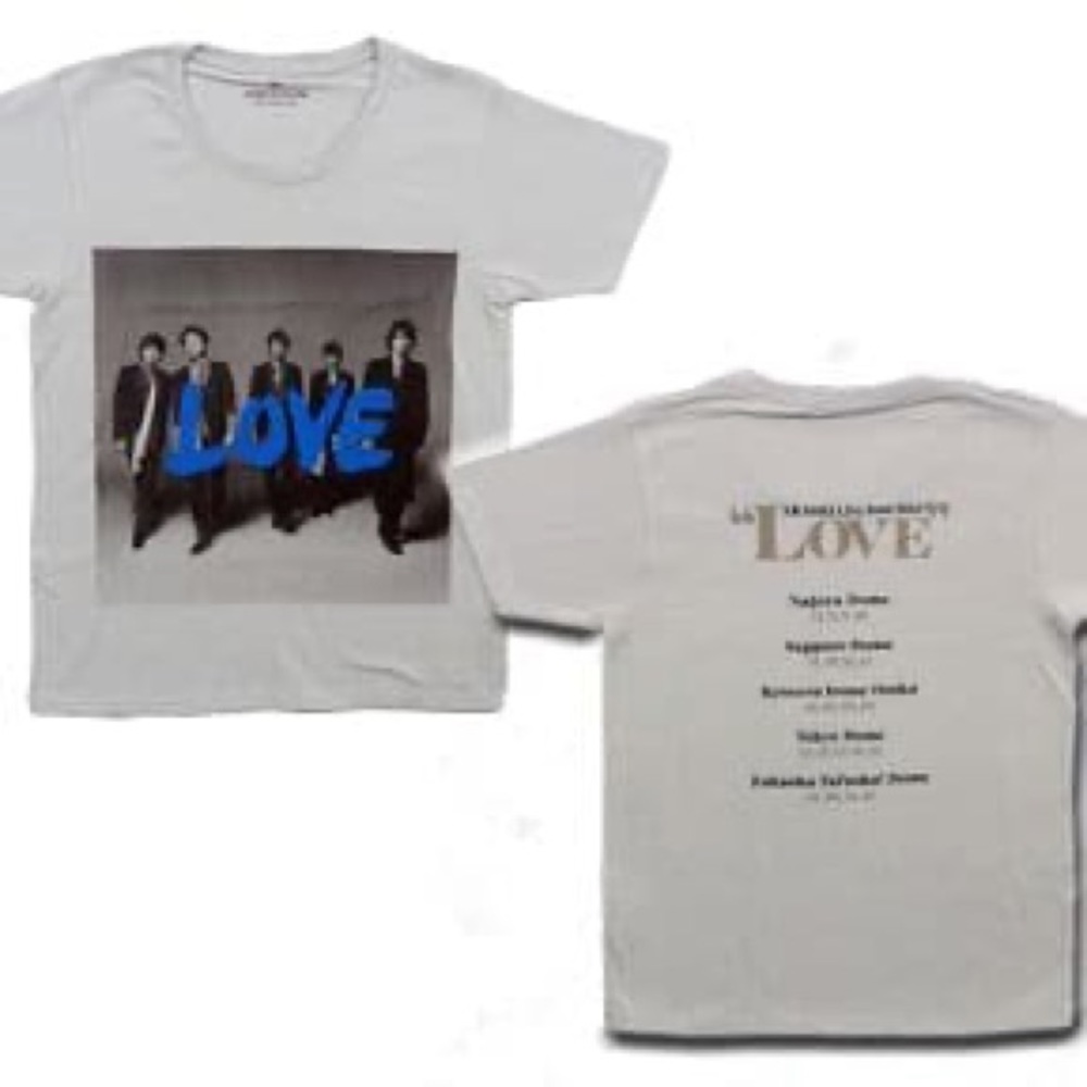 Arashi 2013 Love Tour Love Shirt